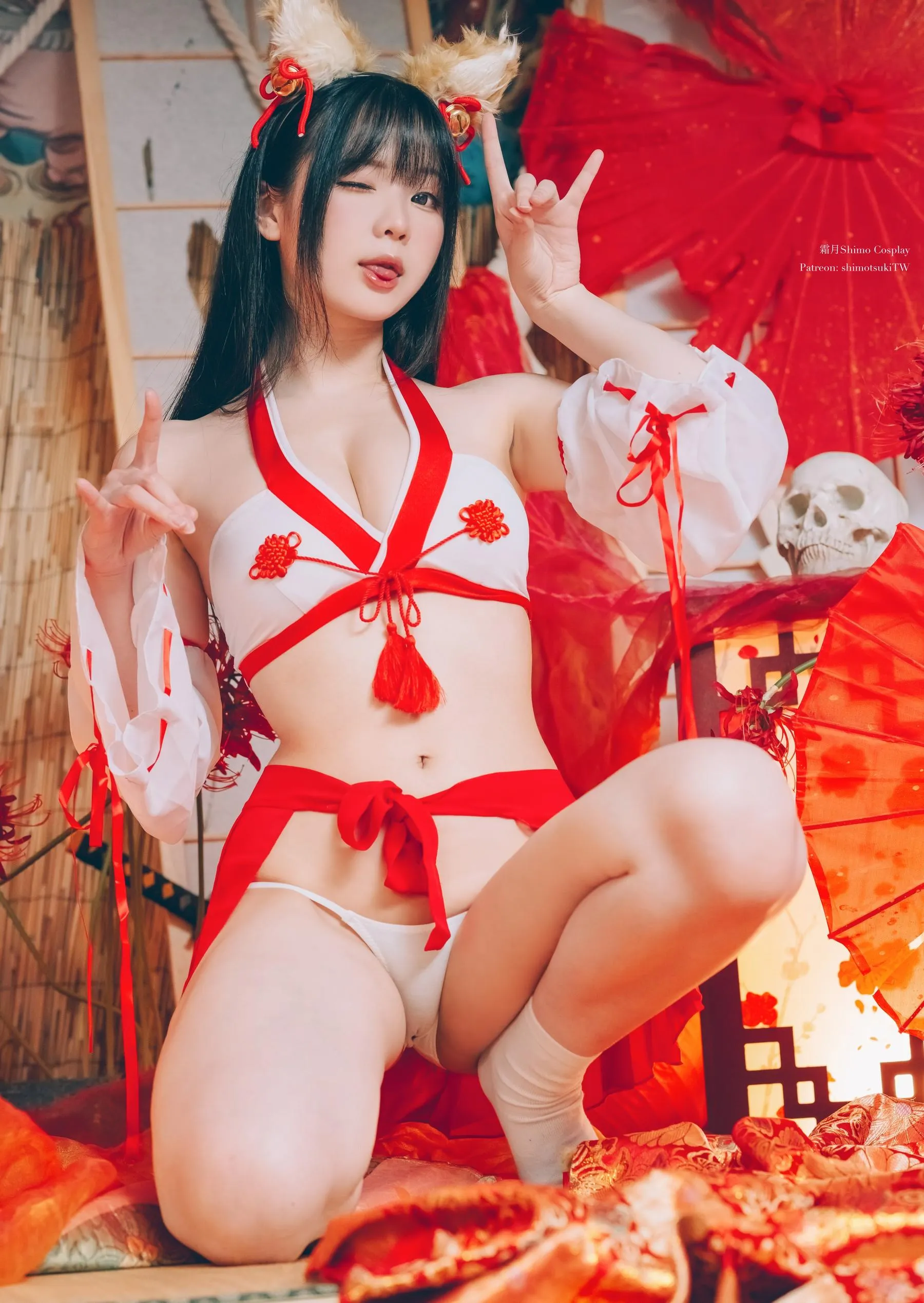 霜月shimo – NO.69 Fox Miko [15P]插图7